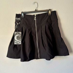 KILLSTAR SAVAGE BLACK MINI SKIRT NWT SIZE XL